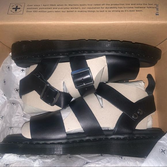 Dr Martens Men’s Gryphon Brando Sandal Black Size 13 New main image 5